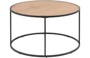 Scandi Dubový kulatý konferenční stolek Darila 80 cm