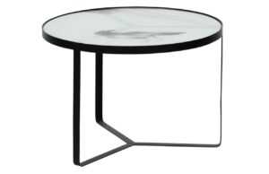 Hoorns Skleněný konferenční stolek Corbie 55 cm
