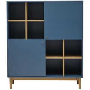 Modrá lakovaná komoda Tom Tailor Color Living II. 118 x 40 cm