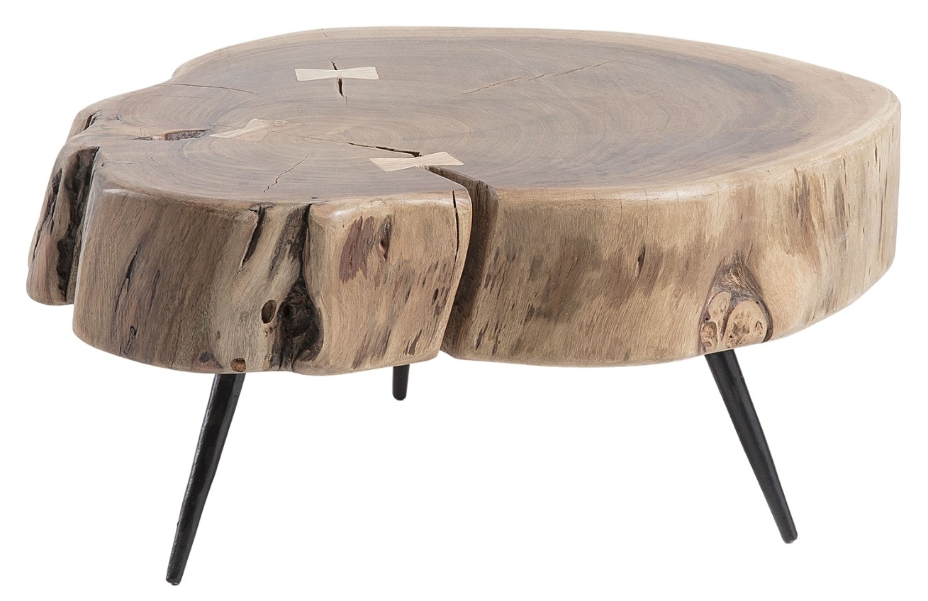 Dřevěný konferenční stolek Kave Home Eider 49 cm
