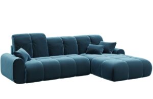 Devichy Sametová rozkládací pohovka Tous 290 cm