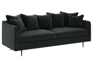 Ghado Sametová pohovka Esme 214 cm