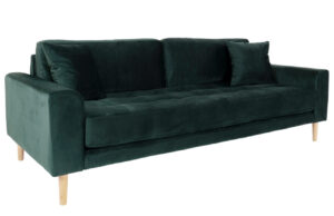 Nordic Living Sametová pohovka Limo 210 cm