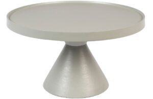 Šedý kovový konferenční stolek ZUIVER FLOSS 60 cm