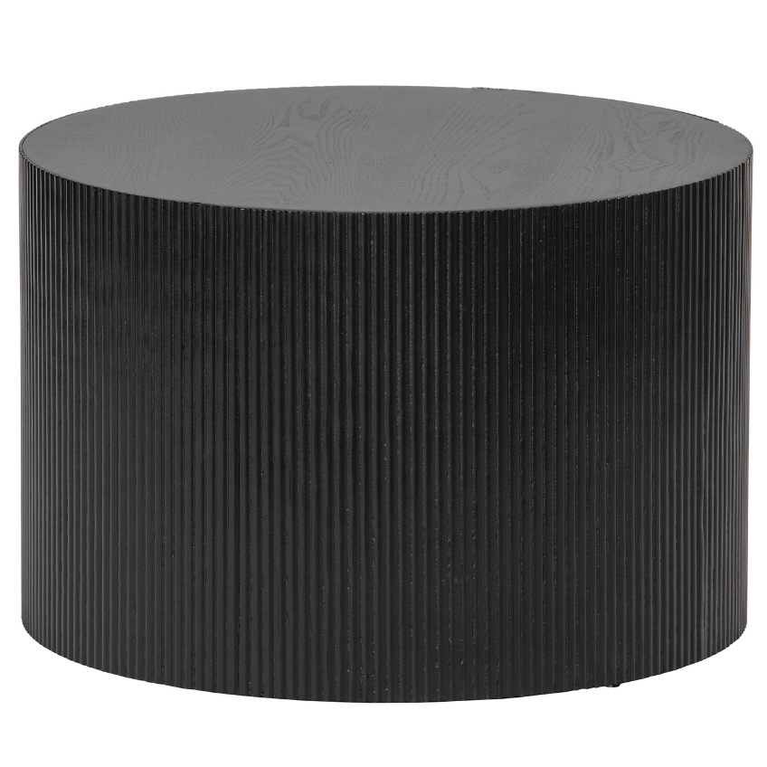 WOOOD Černý borovicový konferenční stolek Senna 60 cm