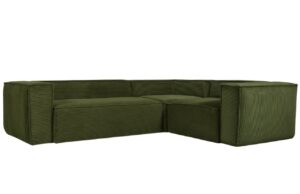 Kave Home Manšestrová rohová pohovka Blok 290 cm