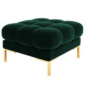 Micadoni Sametová podnožka Mamaia 60 x 60 cm