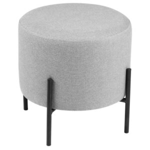 Šedý taburet Somcasa Herman 40 cm