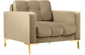 Micadoni Sametové křeslo Mamaia