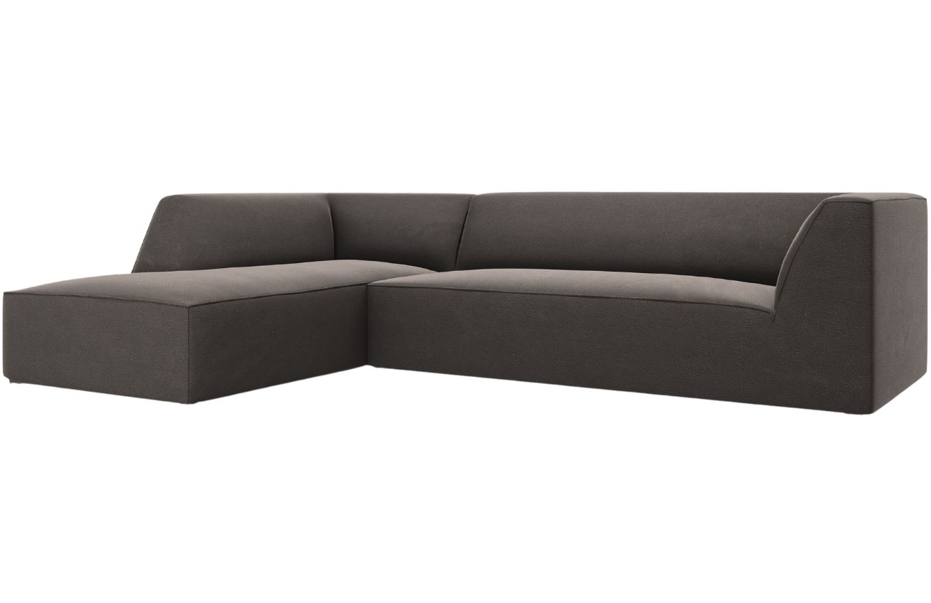 Micadoni Sametová rohová pohovka Ruby 273 cm