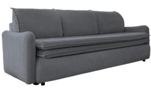 Miuform Sametová rozkládací pohovka Tender Eddie 214 cm