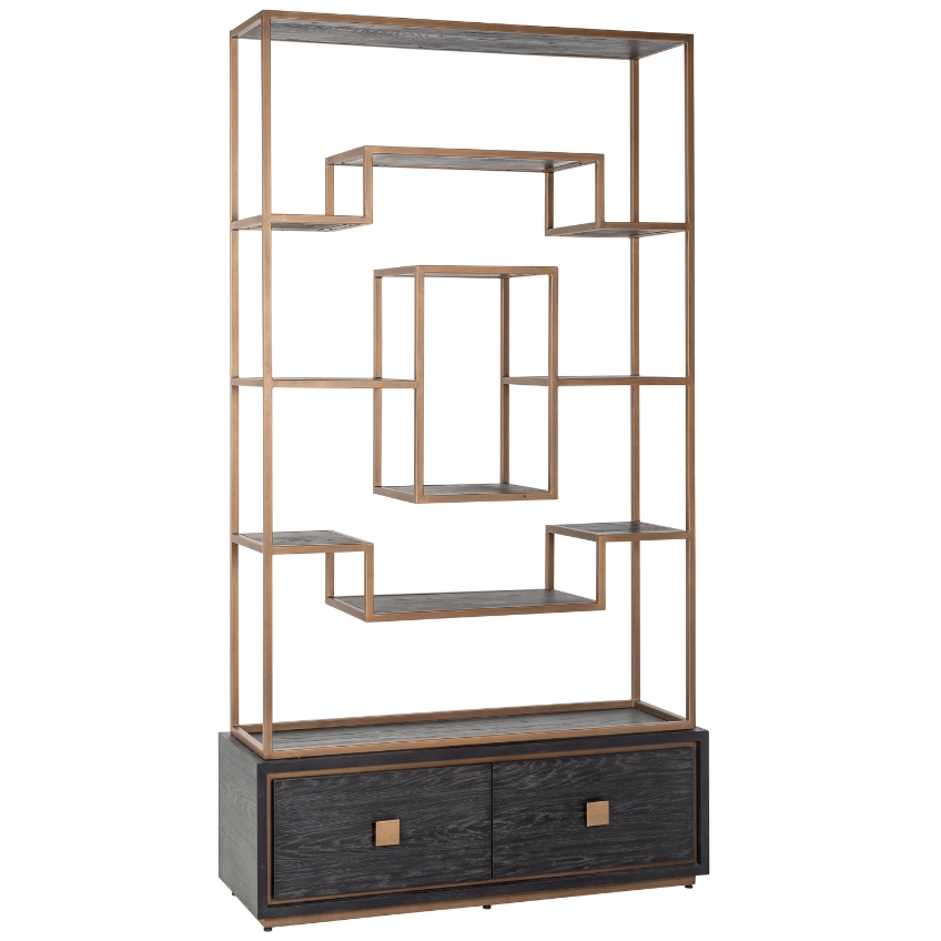 Richmond Dubový regál Hunter 222 x 120 cm