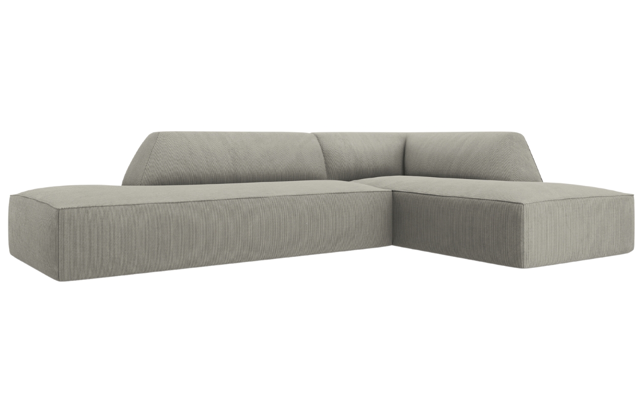 Micadoni Manšestrová rohová pohovka Ruby 273 cm