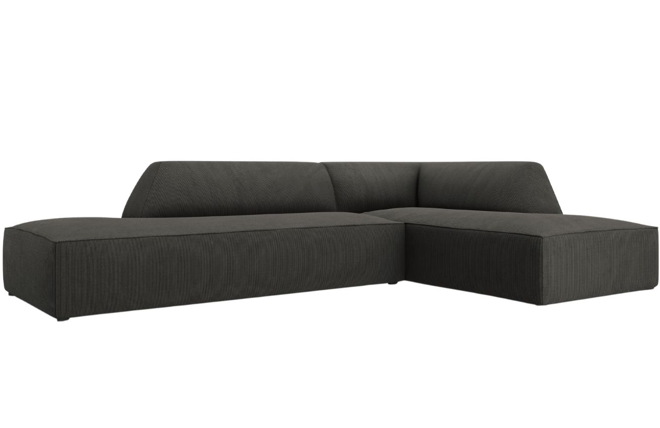 Micadoni Manšestrová rohová pohovka Ruby 273 cm