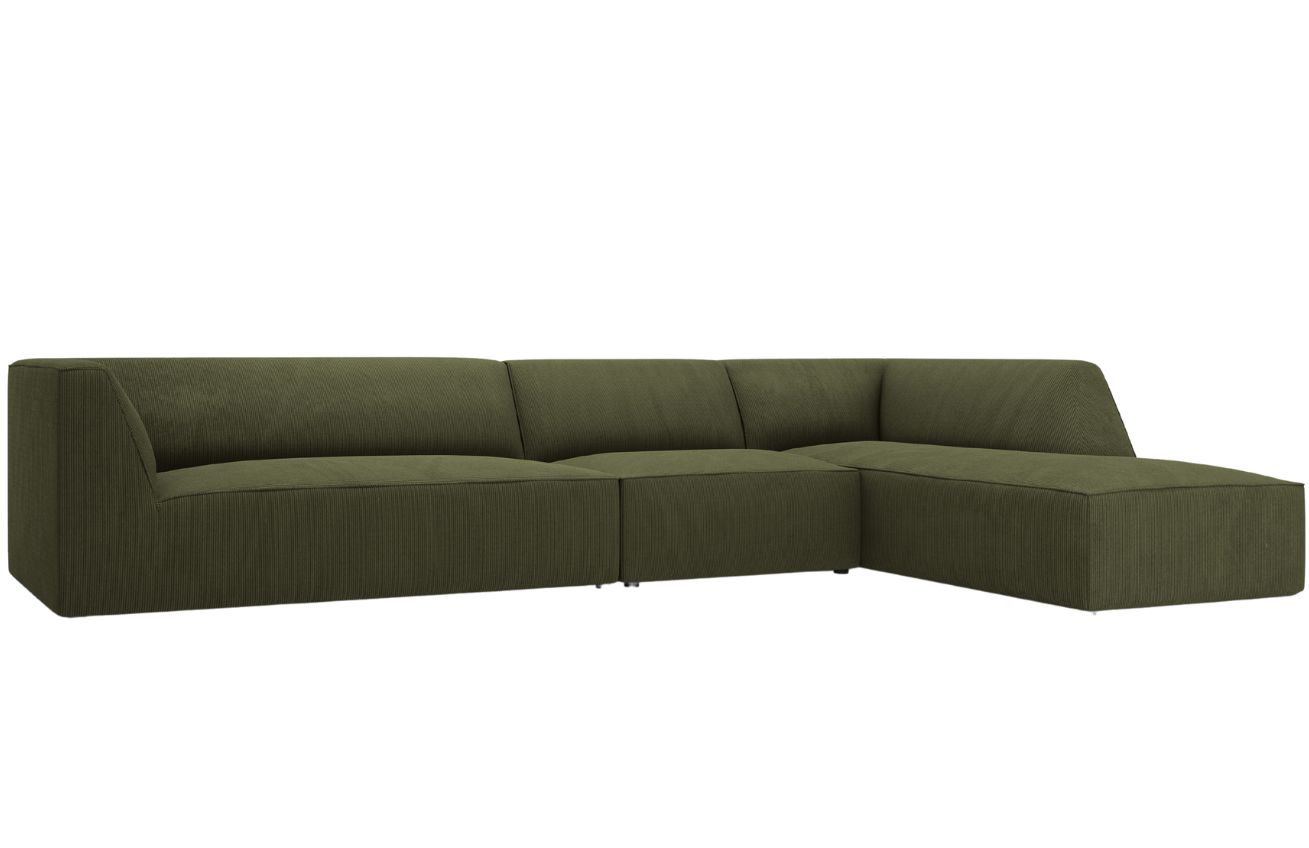 Micadoni Manšestrová rohová pohovka Ruby 366 cm