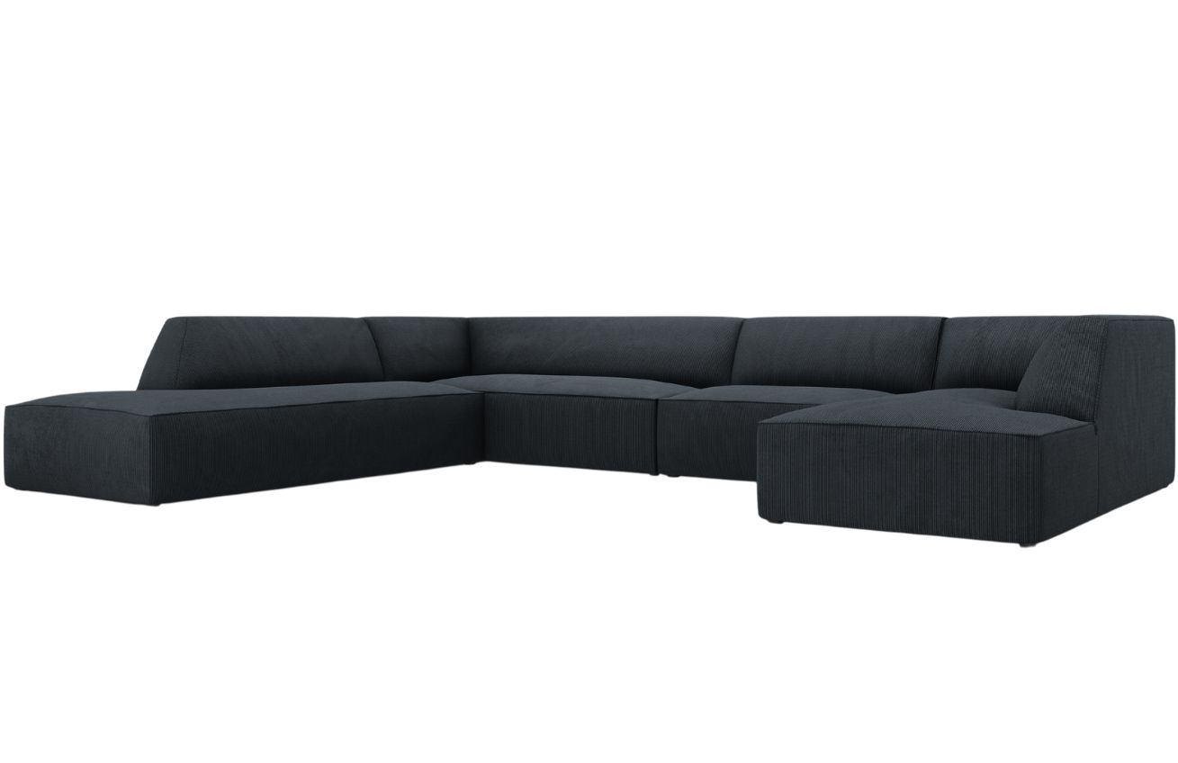 Micadoni Manšestrová rohová pohovka Ruby 366 cm