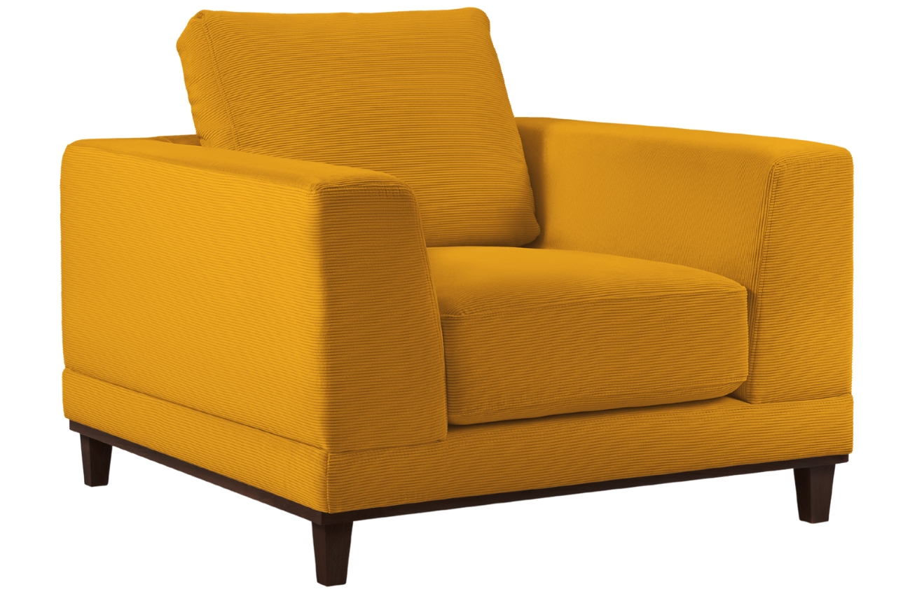 Windsor & Co Manšestrové křeslo Leon