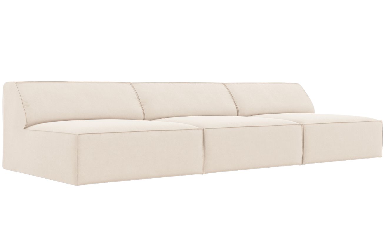 Micadoni Sametová pohovka Jodie 240 cm