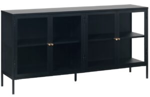 Unique Furniture Kovová vitrína Carmel 85 x 170 cm