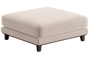 Windsor & Co Sametová podnožka Leon 108 x 108 cm