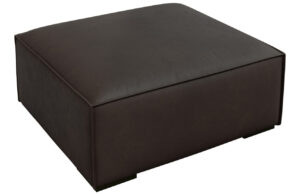 Windsor & Co Kožená podnožka Madame 100 x 100 cm