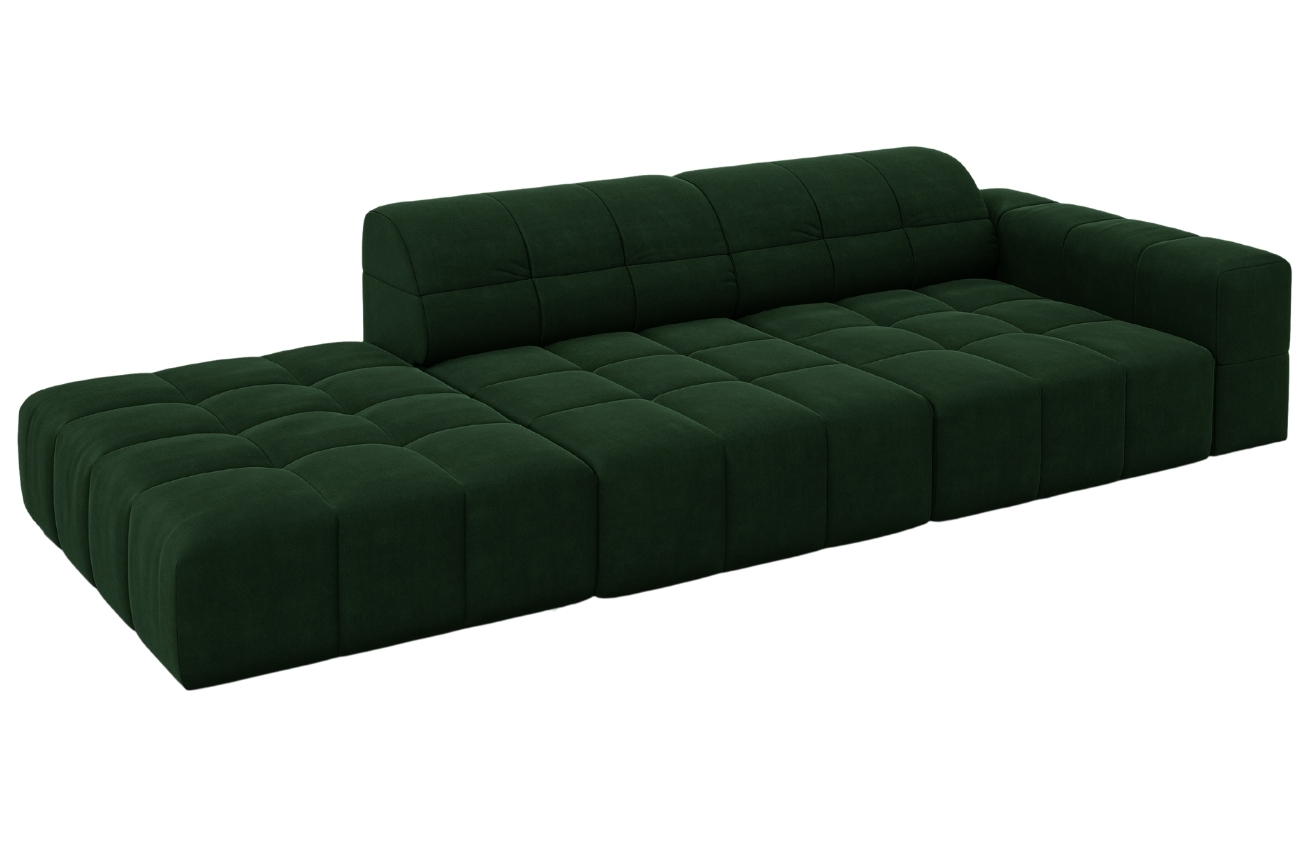 Cosmopolitan Design Sametová pohovka Chicago 262 cm