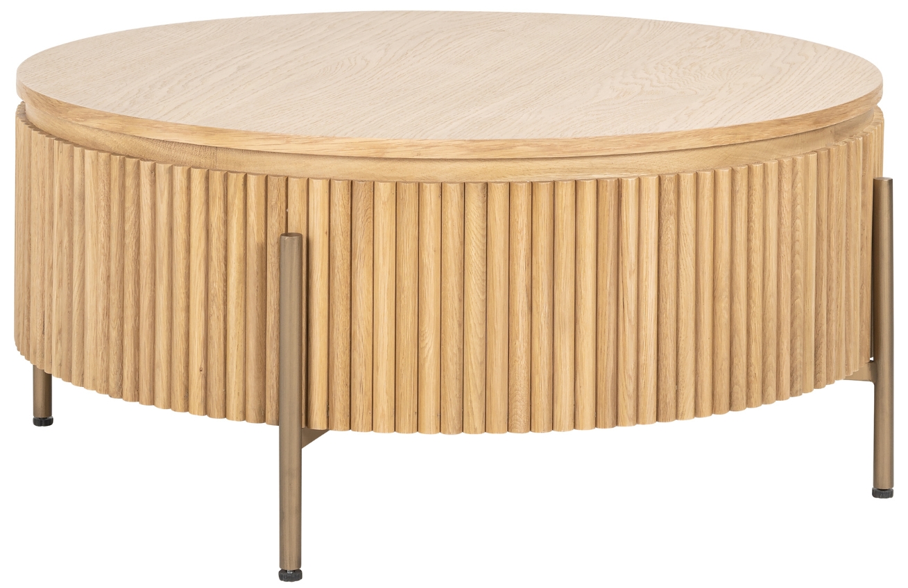 Richmond Dubový konferenční stolek Belfort 85 cm