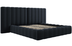 Micadoni Sametová postel Kelp 180 x 200 cm