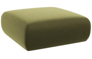 Windsor & Co Sametová podnožka Lola 100 x 100 cm