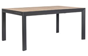 Bizzotto Hliníkový zahradní rozkládací stůl Belmar 160/240 x 100 cm