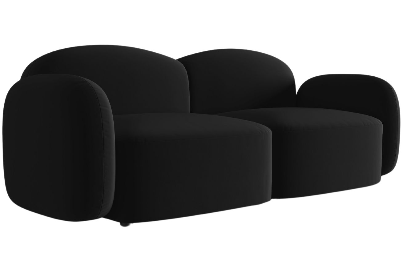 Micadoni Sametová pohovka Blair 194 cm