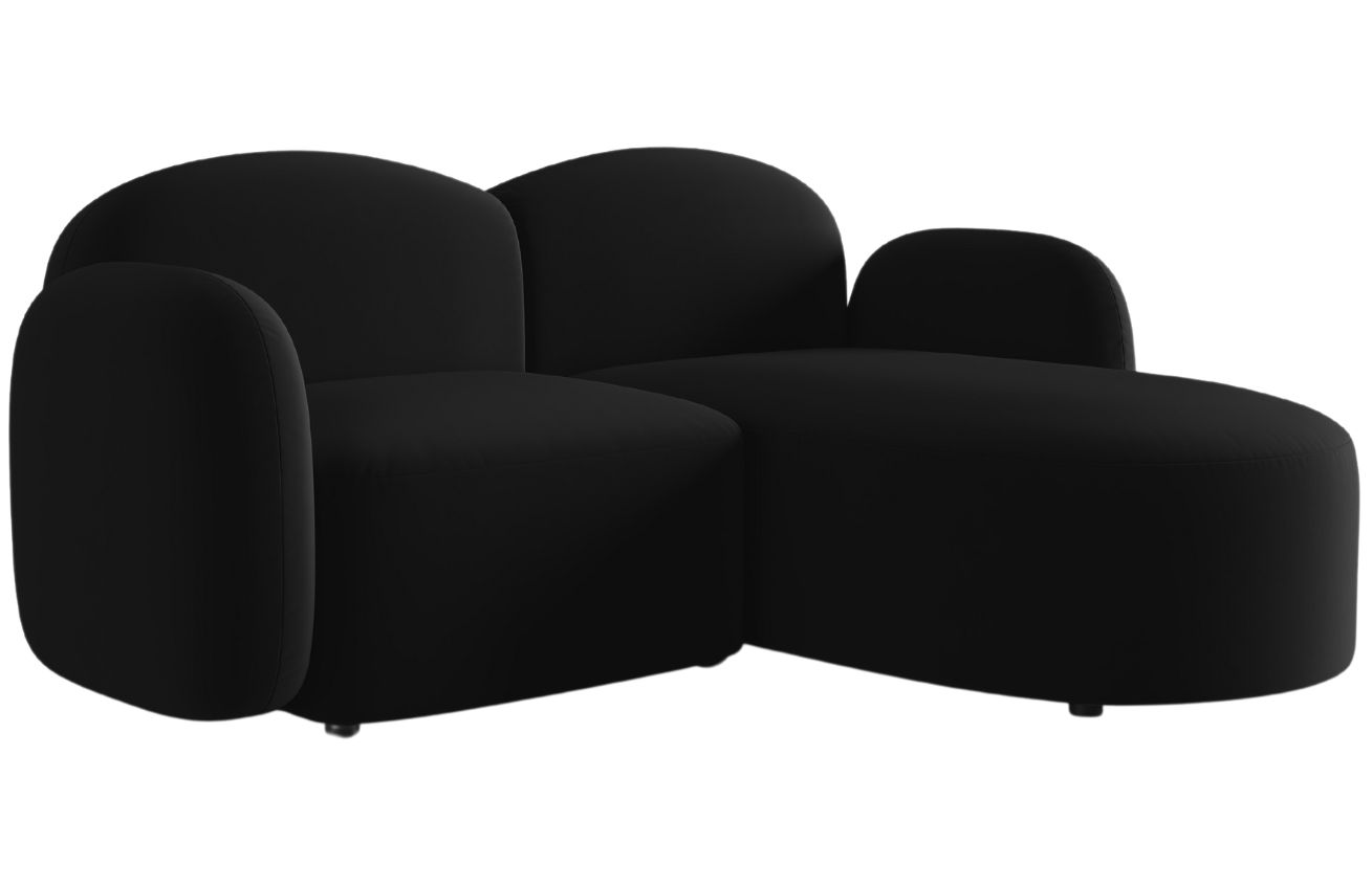 Micadoni Sametová rohová pohovka Blair 194 cm