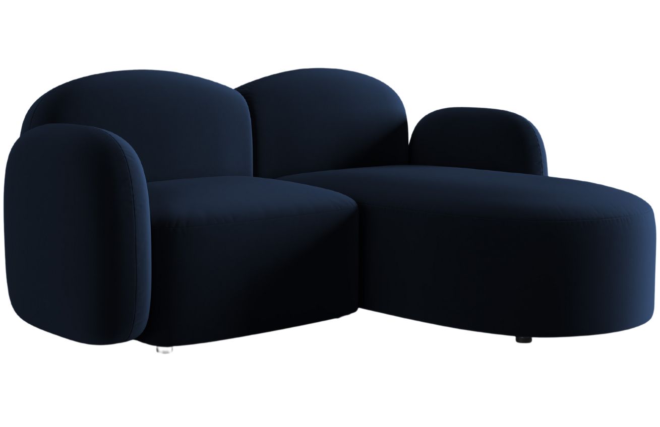 Micadoni Sametová rohová pohovka Blair 194 cm