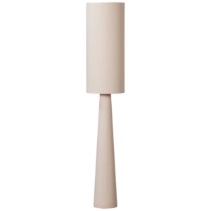 WOOOD Béžová bouclé stojací lampa Lofa 187 cm