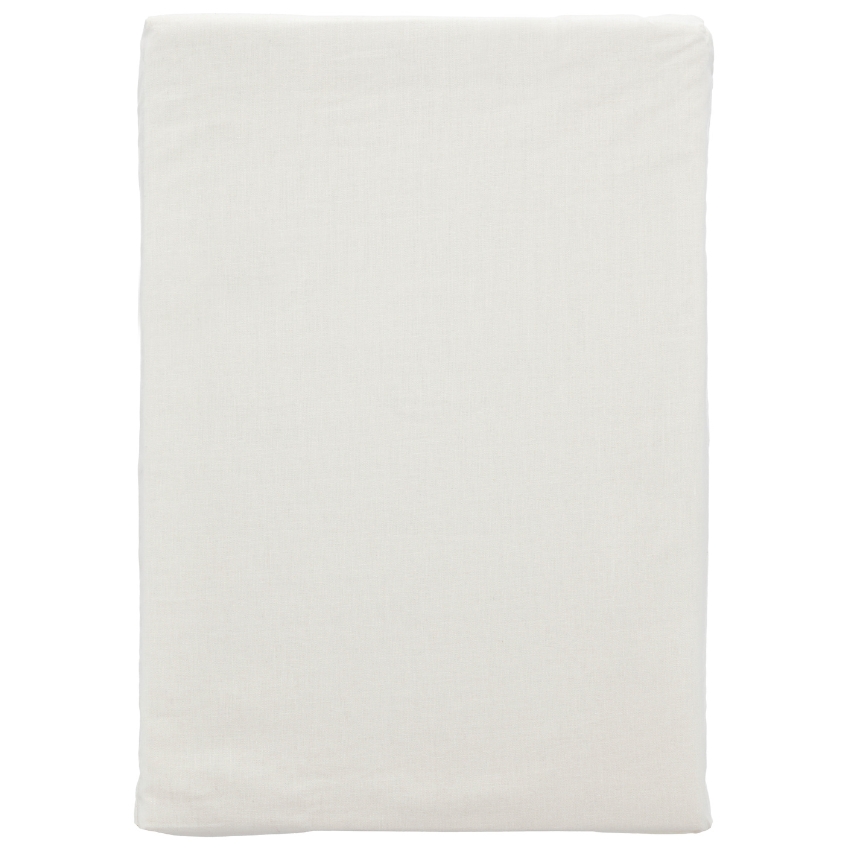 Södahl Krémově bílé bavlněné prostěradlo II. Calm 180 x 200 cm