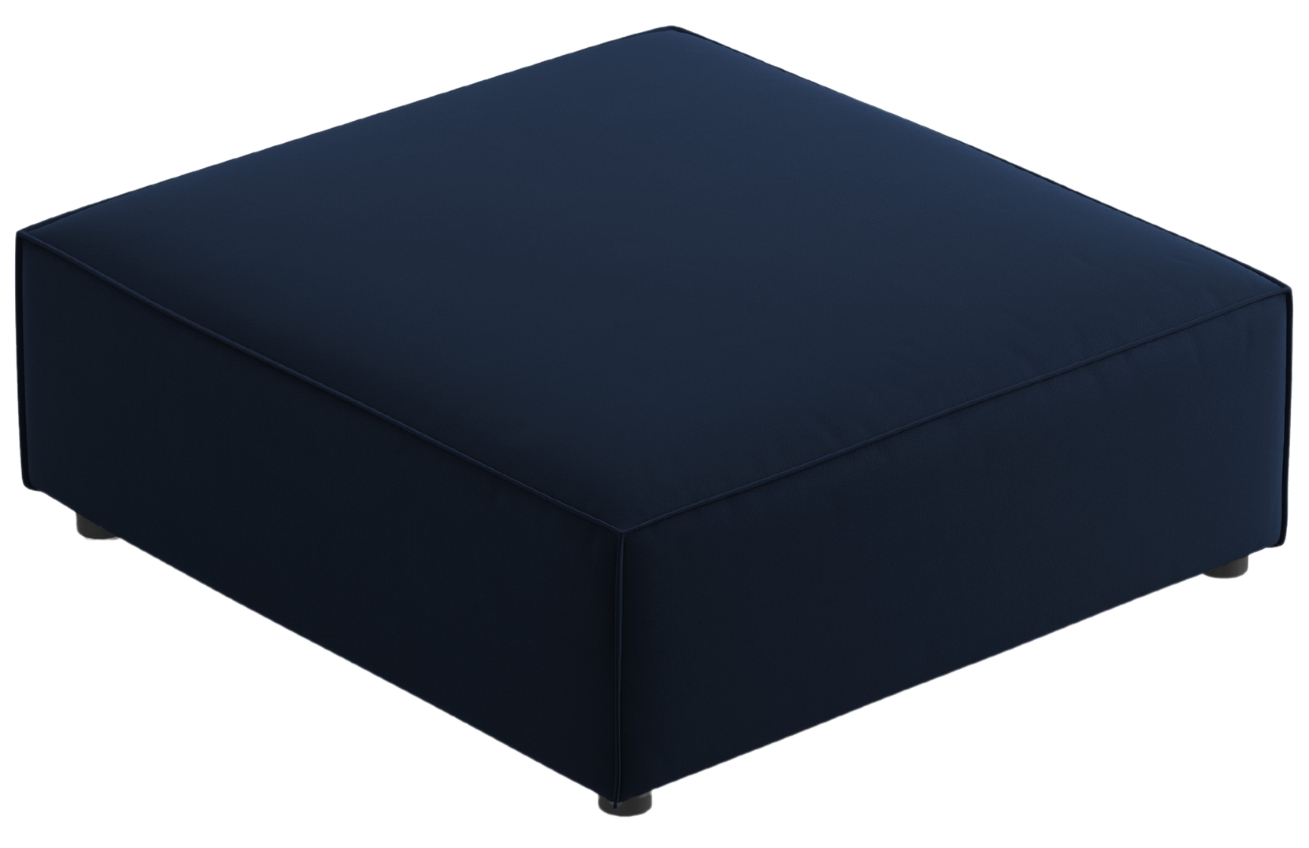 Cosmopolitan Design Sametová podnožka Arendal 102 x 80 cm