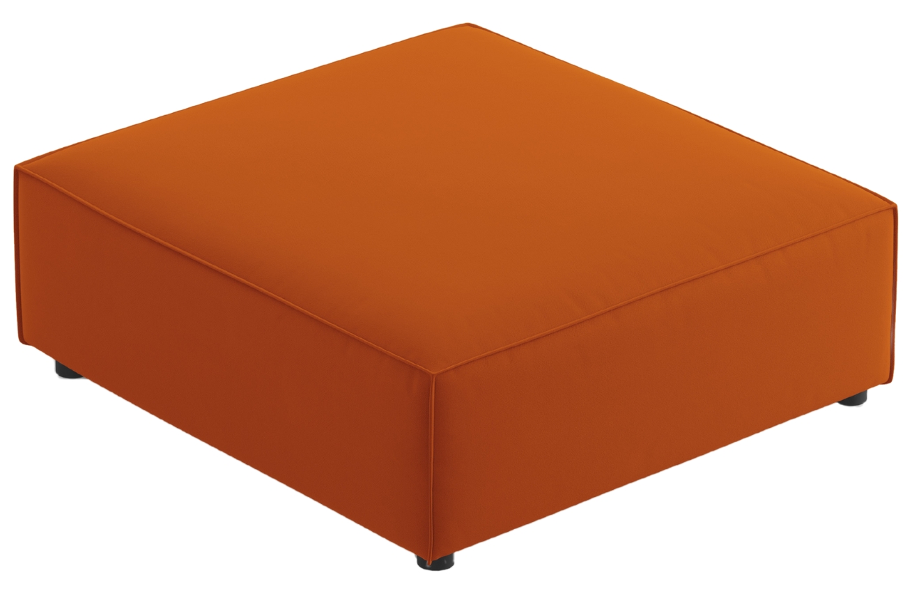 Cosmopolitan Design Sametová podnožka Arendal 102 x 80 cm