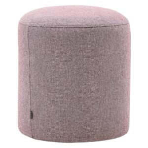 Fialový čalouněný taburet Kave Home Kaeli 43 cm