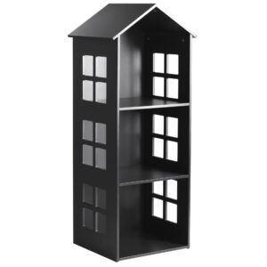 Jotex Černá lakovaná dětská knihovna SEVILLA 117 x 47 cm