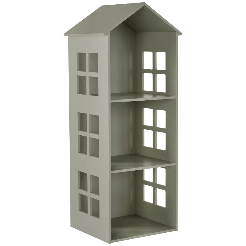 Jotex Zelená lakovaná dětská knihovna SEVILLA 117 x 47 cm