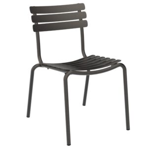 Houe Černá kovová zahradní židle Alua