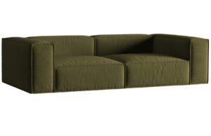 Micadoni Sametová pohovka Nuria 250 cm