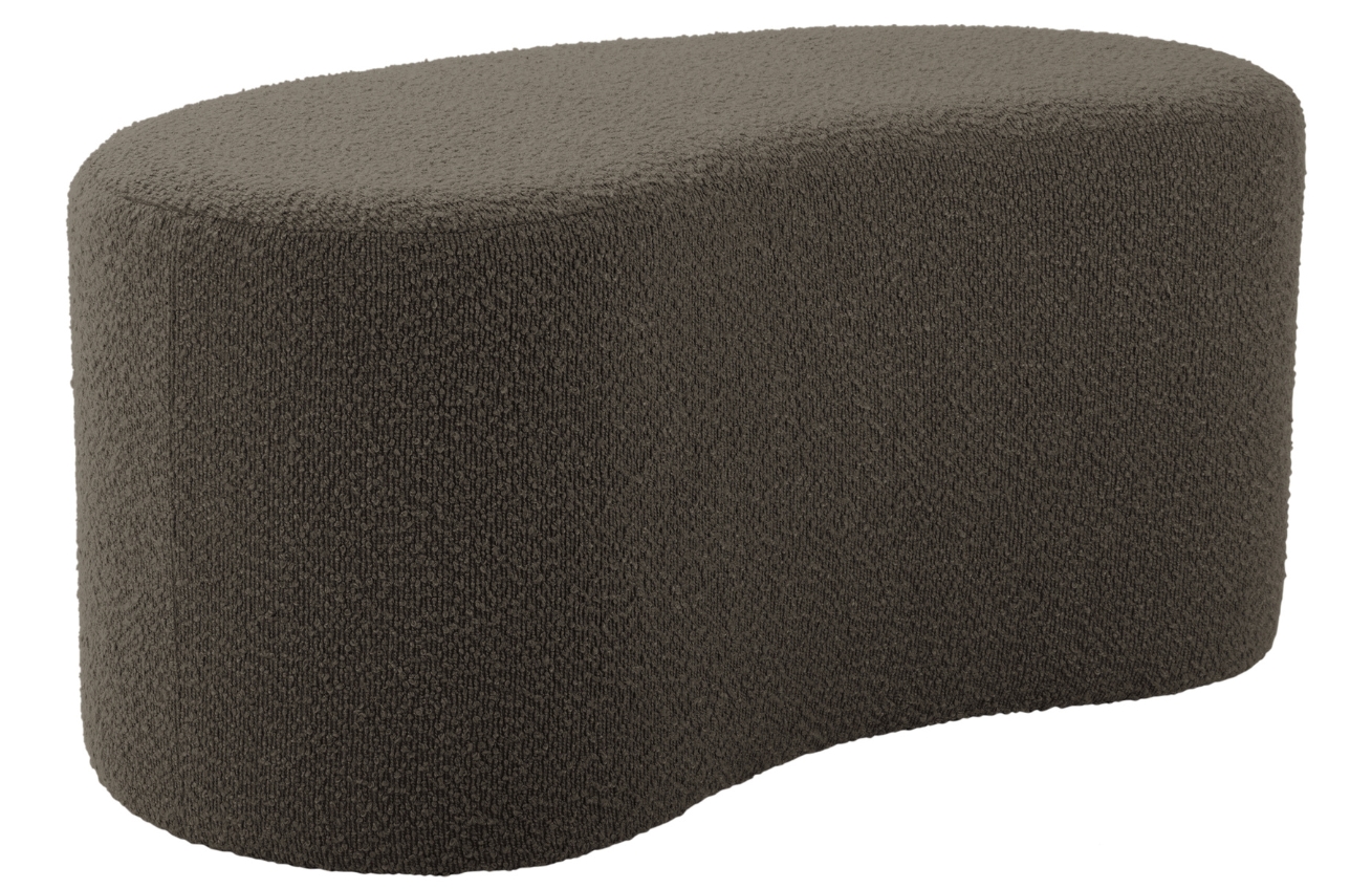 Present time Bouclé taburet Ada Wave 80 x 43 cm