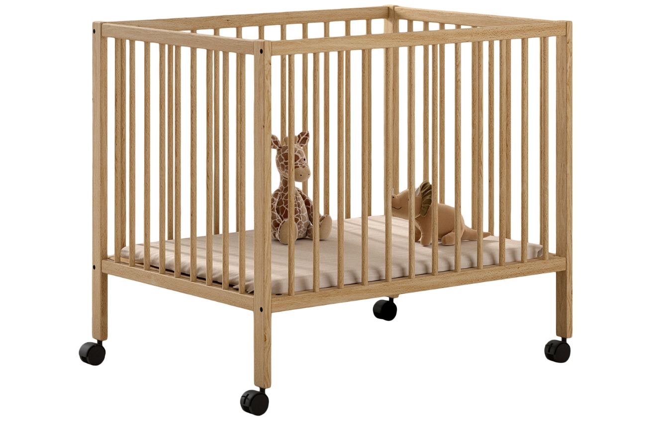 Vipack Dřevěná hrací ohrádka Dino 95 x 75 cm