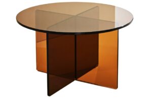 Jotex Skleněný konferenční stolek IRIS 60 cm