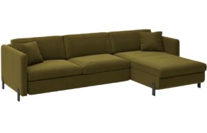 Micadoni Sametová rozkládací pohovka Gloria 260 cm