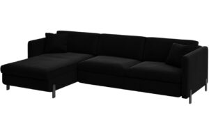 Micadoni Sametová rozkládací pohovka Gloria 260 cm