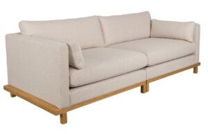 Béžová čalouněná pohovka Zuiver BLOSSOM 230 cm