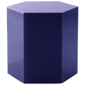 Jotex Modrý odkládací stolek STARLITE 40 x 40 cm