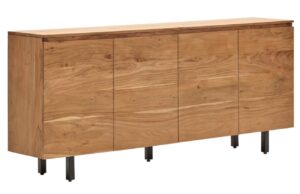 Kave Home Dřevěná komoda Uxue 200 x 40 cm